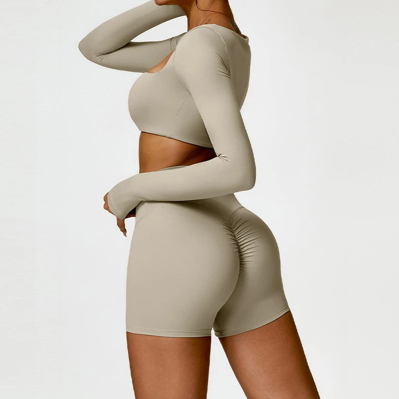 Elevate Your Workout with Our 2PCS Women's Quick-Drying Yoga Suit - Stylish Gym Set for Ultimate Comfort and Performance