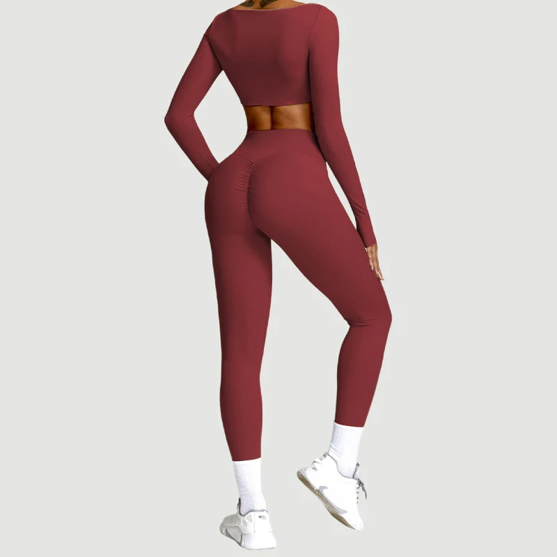 Elevate Your Workout with Our 2PCS Women's Quick-Drying Yoga Suit - Stylish Gym Set for Ultimate Comfort and Performance