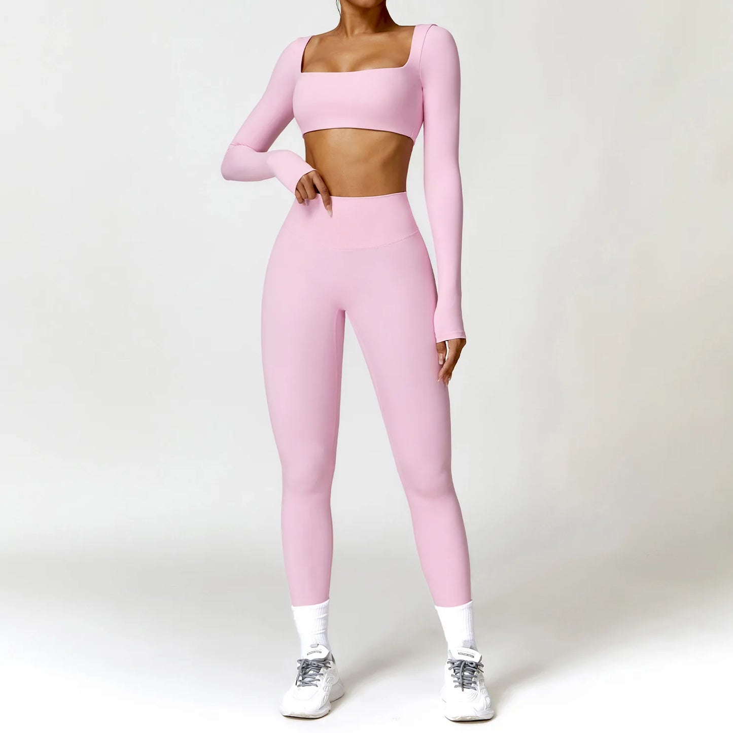 Elevate Your Workout with Our 2PCS Women's Quick-Drying Yoga Suit - Stylish Gym Set for Ultimate Comfort and Performance
