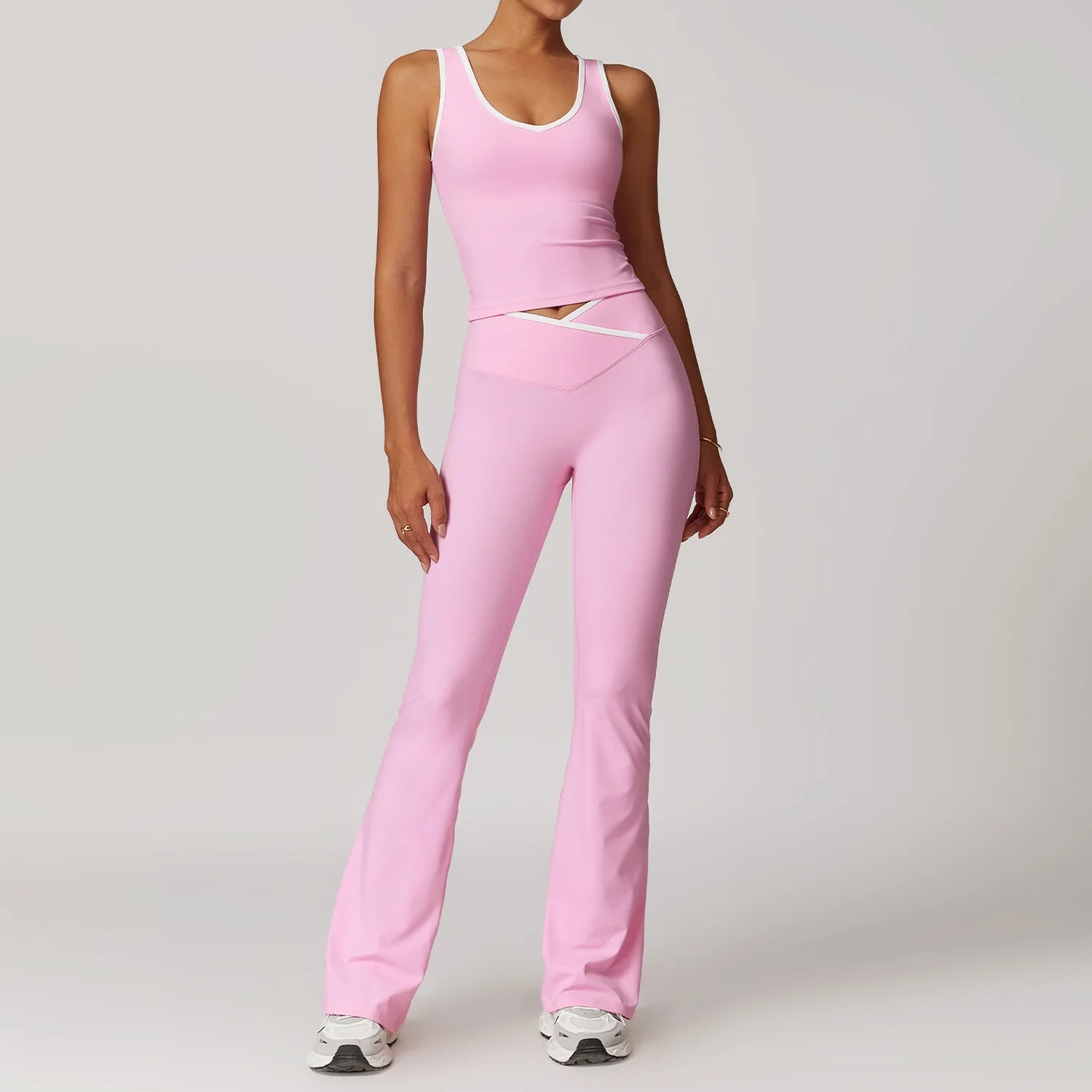 2PCS Yoga Set Women Tracksuit Nude Feeling Workout Sets Gym Clothes Push up Fitness Running Sportwear Sport Bra Leggings Suit
