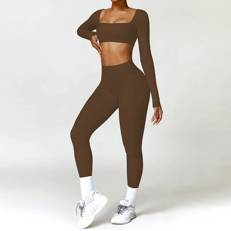 Elevate Your Workout with Our 2PCS Women's Quick-Drying Yoga Suit - Stylish Gym Set for Ultimate Comfort and Performance