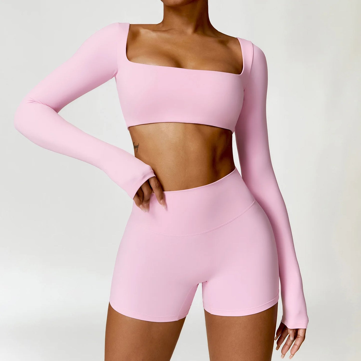 Elevate Your Workout with Our 2PCS Women's Quick-Drying Yoga Suit - Stylish Gym Set for Ultimate Comfort and Performance
