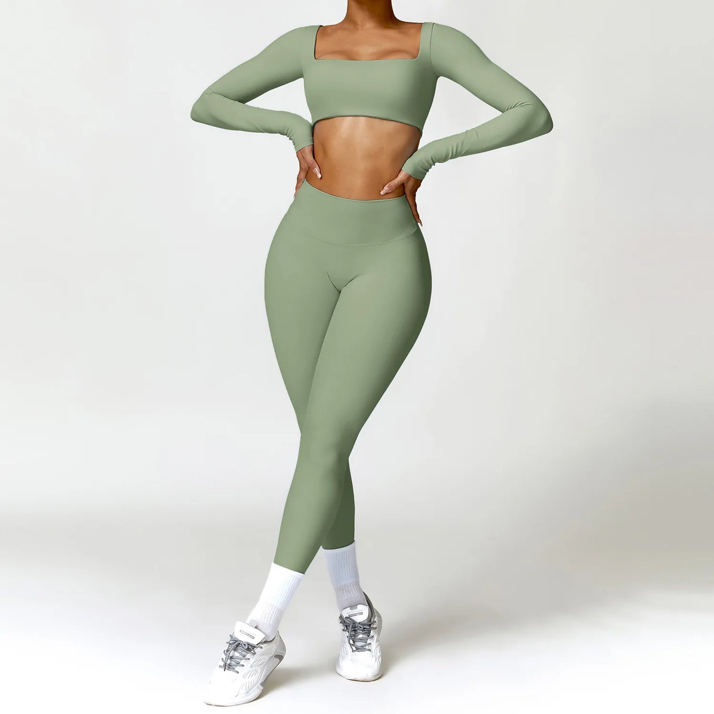 Elevate Your Workout with Our 2PCS Women's Quick-Drying Yoga Suit - Stylish Gym Set for Ultimate Comfort and Performance