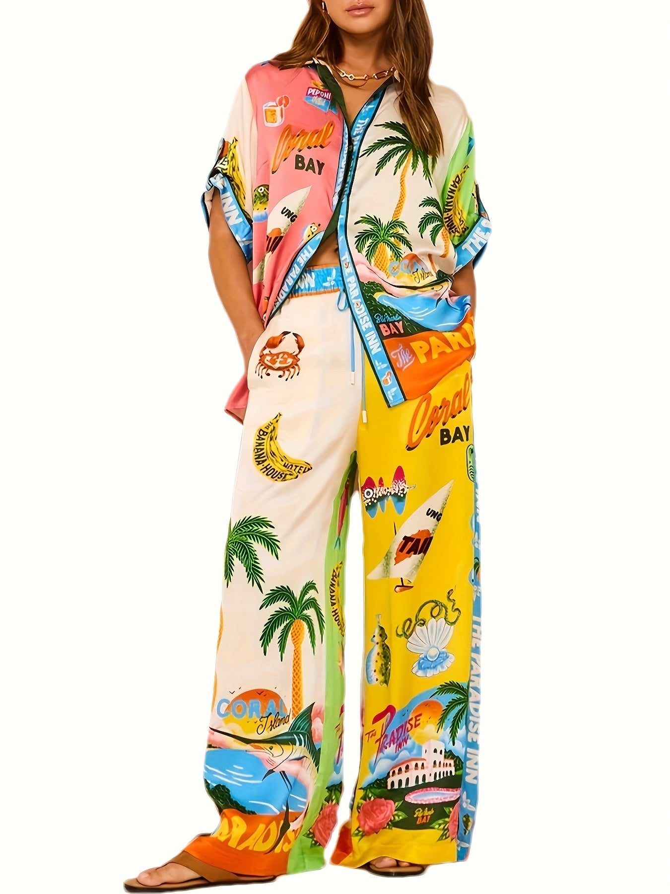 Summer Print Two Piece