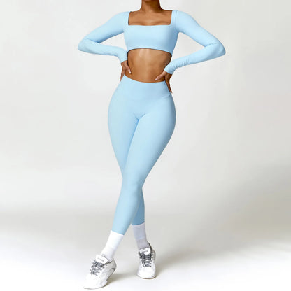 Elevate Your Workout with Our 2PCS Women's Quick-Drying Yoga Suit - Stylish Gym Set for Ultimate Comfort and Performance