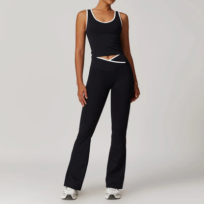 2PCS Yoga Set Women Tracksuit Nude Feeling Workout Sets Gym Clothes Push up Fitness Running Sportwear Sport Bra Leggings Suit
