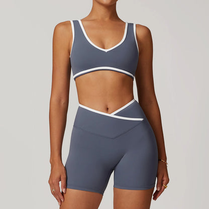 2PCS Yoga Set Women Tracksuit Nude Feeling Workout Sets Gym Clothes Push up Fitness Running Sportwear Sport Bra Leggings Suit