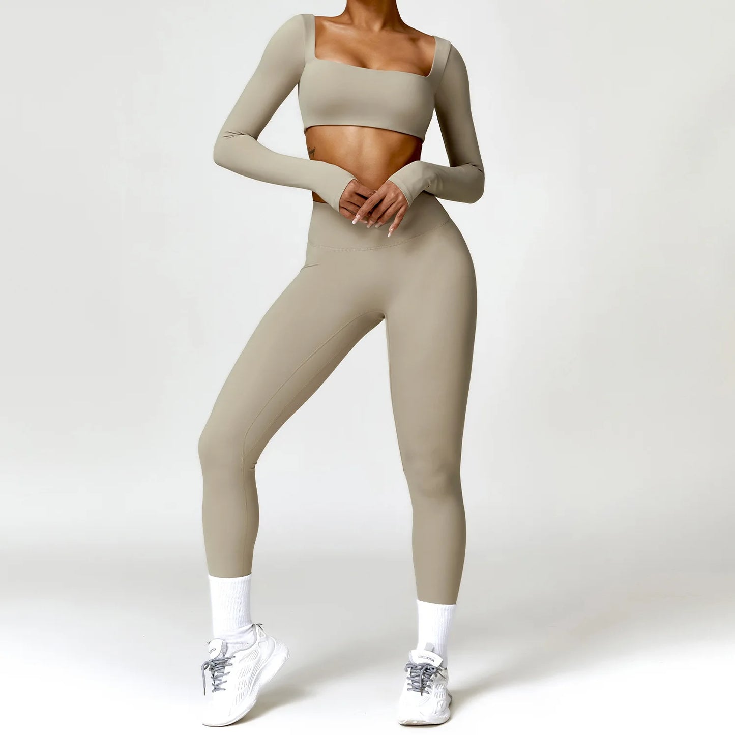 Elevate Your Workout with Our 2PCS Women's Quick-Drying Yoga Suit - Stylish Gym Set for Ultimate Comfort and Performance