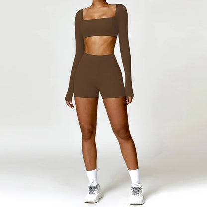Elevate Your Workout with Our 2PCS Women's Quick-Drying Yoga Suit - Stylish Gym Set for Ultimate Comfort and Performance