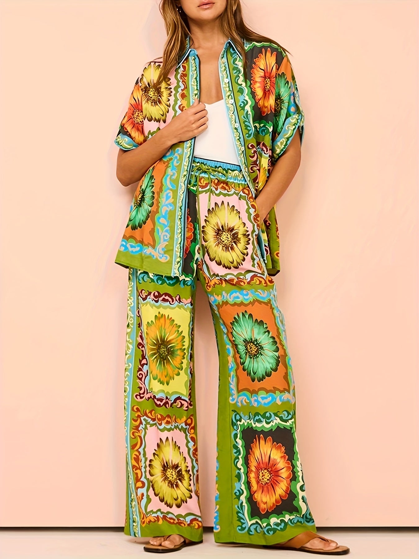 Summer Print Two Piece