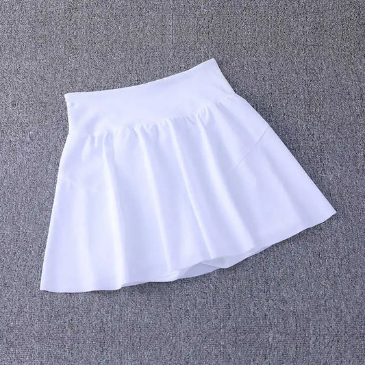 Elevate Your Game with the High-Waist Quick-Drying Pleated Tennis Skirt - Perfect for Yoga, Running, and Badminton!