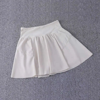 Elevate Your Game with the High-Waist Quick-Drying Pleated Tennis Skirt - Perfect for Yoga, Running, and Badminton!